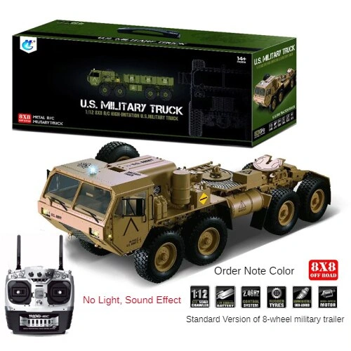 1/12 Scale Electric Off-Road Military Truck Trailer – Ultimate Monster Truck!