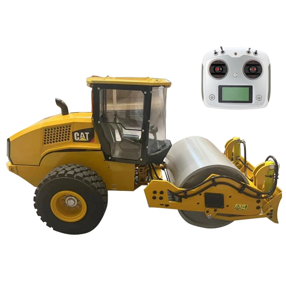 Heavy-Duty 1/12 RC Hydraulic CAT Roller Metal Model Collector Toy